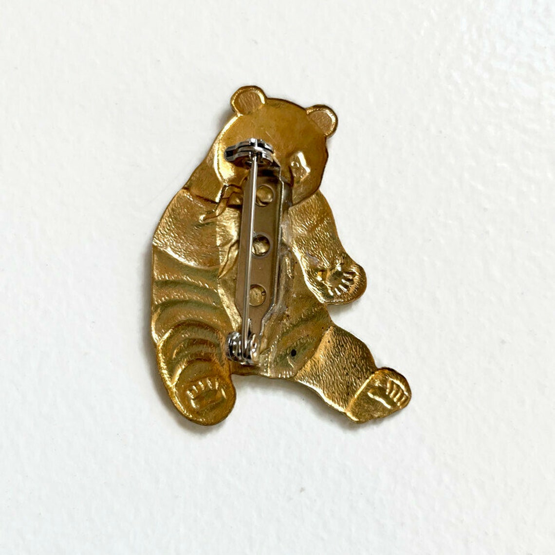 Vintage Brass Panda Pin Panda Bear Pin Panda Bear Brooch - Etsy