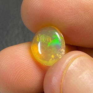Mexican fire opal, quality AA, 11X9X4 mm, 3.10 carats, mexican fire opal, cabochon opal, stones for jewelry, opal for ring