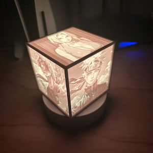 Naruto 3d Printed Lithophane Light Box
