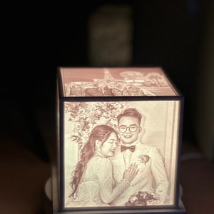 Angepasste 3D-Druck Lithophan Light Box