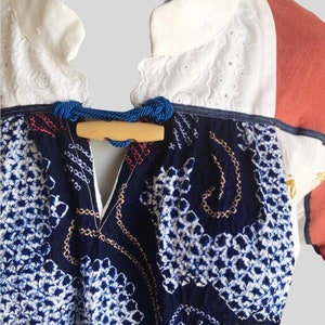 Saragaku Kaftan Shibori cotton, pouch pocket, drawstring waist, scoop hem image 5