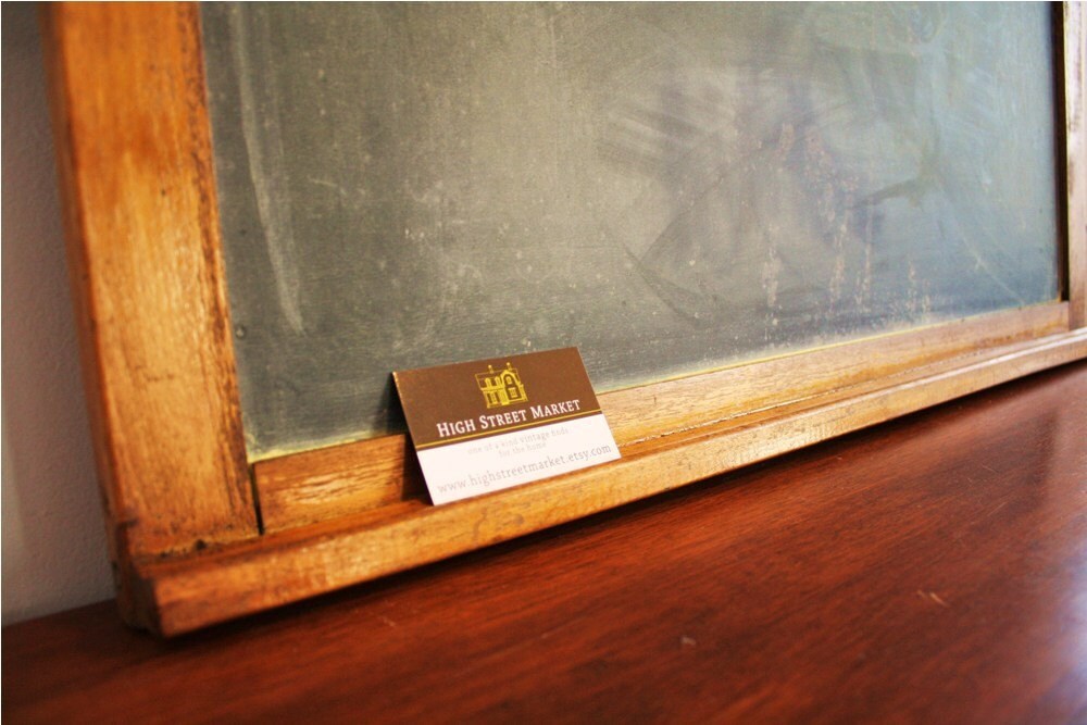 Large vintage schoolhouse chalkboard with wooden frame Etsy