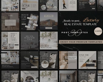 Instagram Templates: 30 Canva Posts (Digital Marketing)