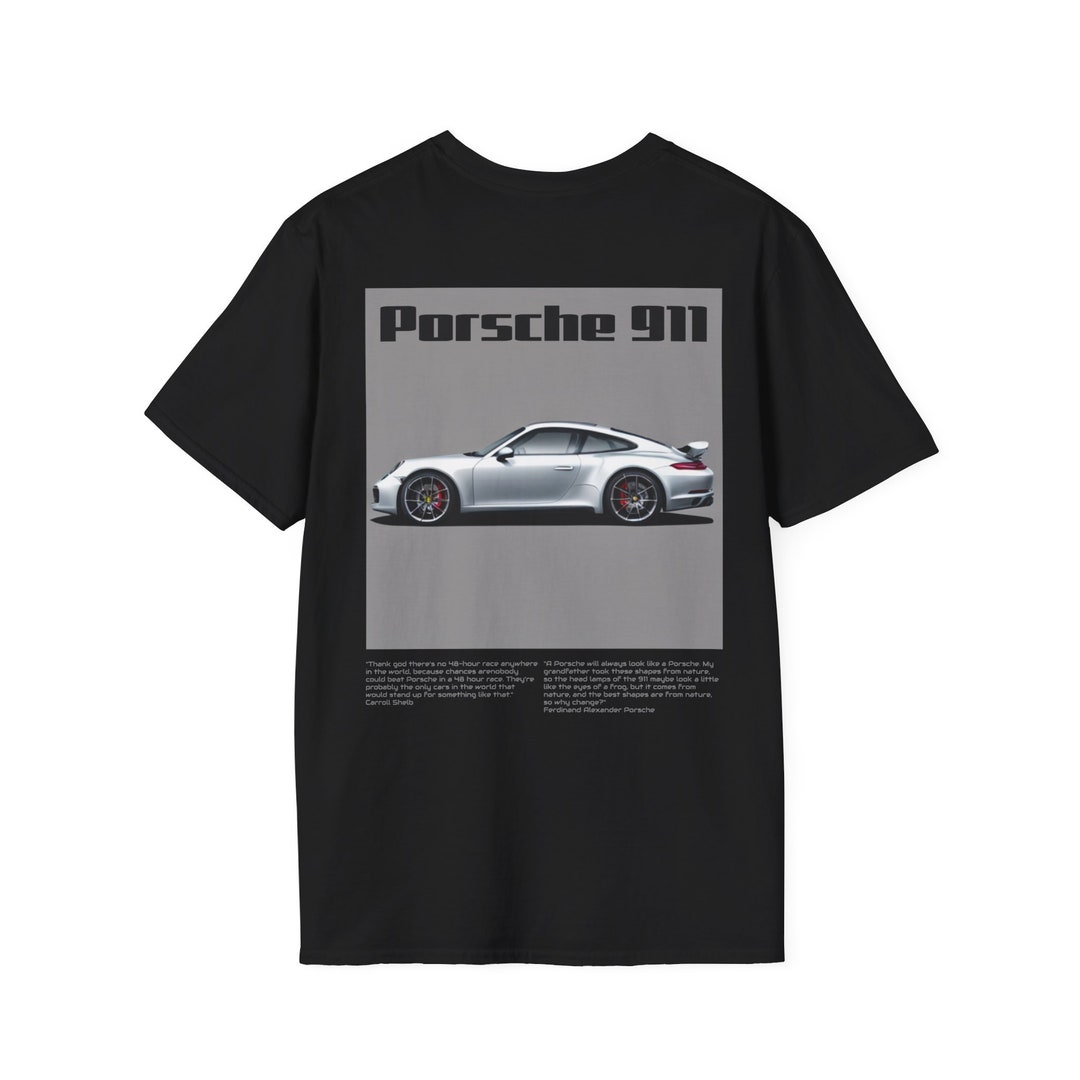 Vintage Porsche 911 Design grey baby tee