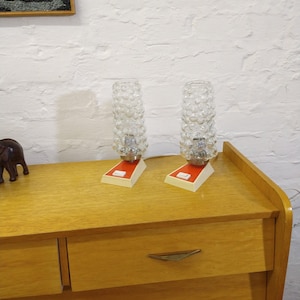 Vintage Nachttischlampe der 60er Jahre MidCentury Bubbles
