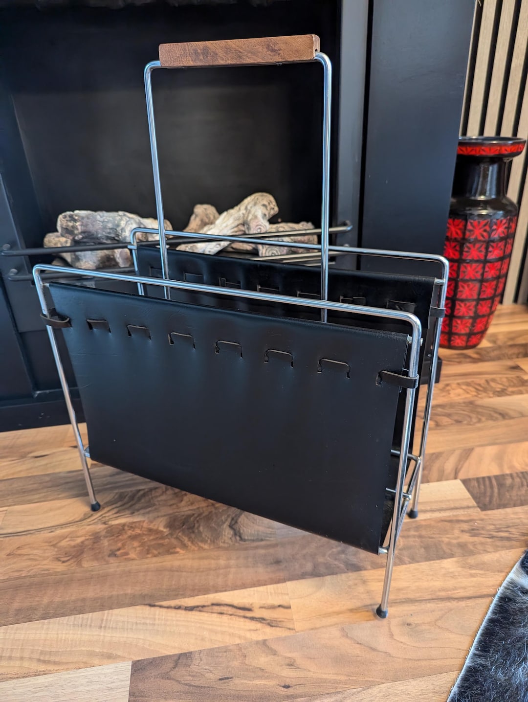 Mid-century Magazine Rack, 1960s Vintage - Etsy UK
