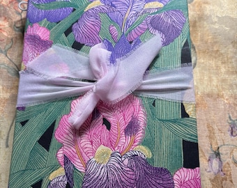 ¡IDEA DE REGALO PARA MAMÁ! ¡Huele las flores! Diario Art Nouveau / Diario de papel vintage hecho a mano / Artículos efímeros botánicos y musicales / Pieza única