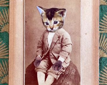 Note Card--Little Cat Boy