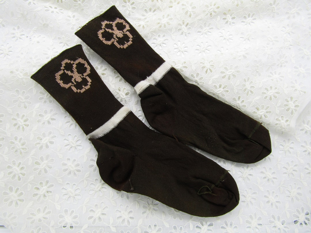 Vintage Girl Scouts Brownies Socks Uniform Memorabilia Outfit Etsy