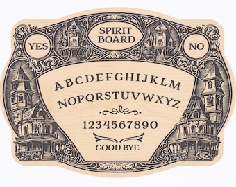Tabla Ouija - Casa Embrujada / Grabado Personalizado