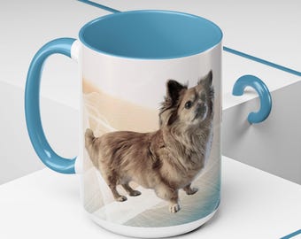 Mug en céramique Sprout 15 oz pour chien, Miley parle