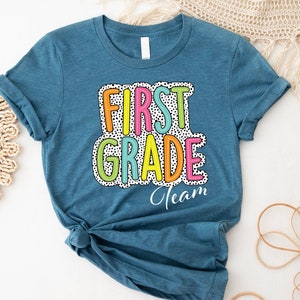 First Grade Teacher T-shirt, 1st Grade Teacher Shirt, First Grade Teacher, 1st Grade Teacher Shirt, Back to School Shirt, Custom First Grade