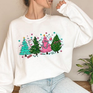 Nurse Christmas Sweater - Ugly Nurse Christmas Sweater, Christmas Nurse Sweatshirt, Christmas Tree Sweatshirt, Physician Assistant Gift