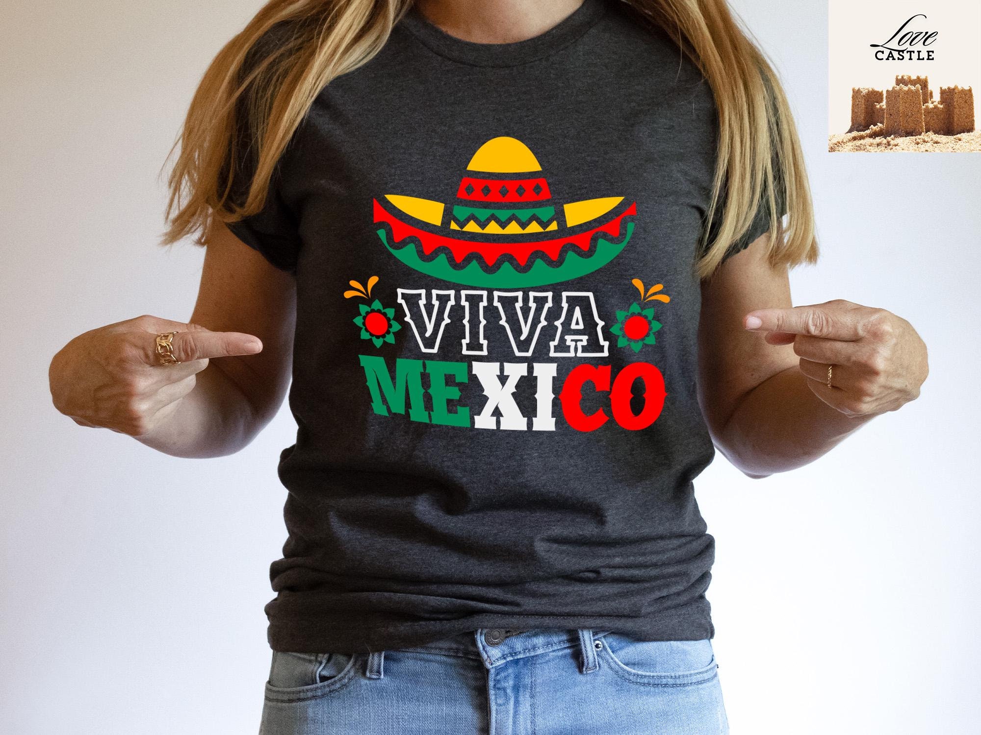 Camisa mexicana roja España