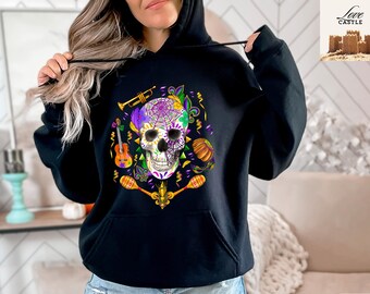Mardi Gras Sweatshirt, Louisiana Mardi Gras Sweater, Mardi Gras Gift, Louisiana Crewneck Sweatshirt