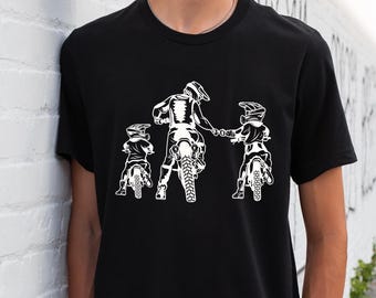 Dirt Bike Dad Shirt, Father's Day Gift, Motocross Lover Tee