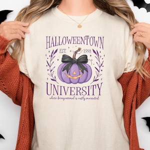 Comfort Colors® Vintage Halloweentown 1998 Tshirt, 2 Side Halloweentown University Shirt, Fall Tee, Halloweentown Tee, Halloween Retro Shirt