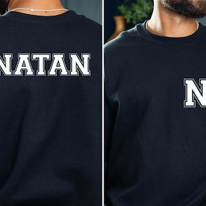 Custom Sweatshirt, Retro Sweatshirt, Custom Quote, Vintage Sweatshirt, College Letters Sweatshirt, Adult, Oversized