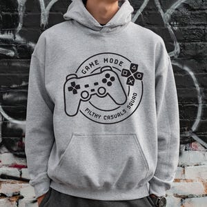 Custom gamingmodus ploegtrui - grappige gamercadeaus, gameliefhebber hoodie, gamercadeaus voor hem, gamershirt, videogame, gaming-sweater