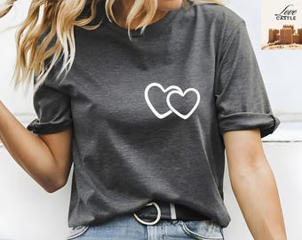 Valentine's Day Heart Shirt, Love Holiday Crewneck