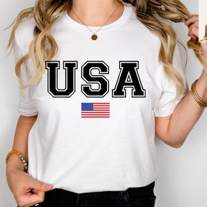 アメリカ国旗シャツ、独立記念日シャツ、ビッグUSA Tシャツ、USAコンフォートカラーシャツ、コンフォートカラーUSA国旗Tシャツ、USAコンフォートカラーTシャツ、USAシャツ