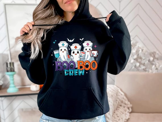 Halloween Nurse Sweatshirt, Nurse Shirt, Halloween Nursing Sweatshirt, Cute Nurse Sweatshirt, Nursing Student Hoodie, Er Nurse T-Shirt