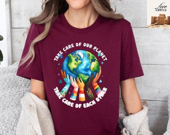 Earth Day Shirt, Planet Lover Graphic Tee