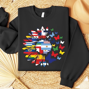 Nationales spanisches Kulturerbe-Monat-Sweatshirt, Kulturerbe-Monat mexikanisches Hemd, Latein-Frauen, Mexikaner-Mexiko Hispanic