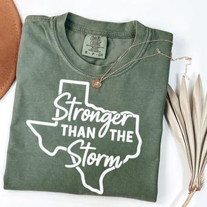 Comfort Colors® テキサス・ストロング洪水災害救援Tシャツ、ヒルカントリー洪水サバイバーTシャツ、グアダルーペ川救助隊支援Tシャツ