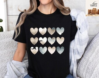 Valentines Day Heart Shirt: Love Crewneck Gift