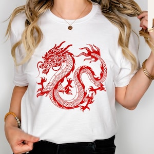 Chinese New Year 2024 Dragon T-shirt, Year of the Dragon Shirt, Chinese New Year 2024, Year of the Dragon Tee, Lunar New Year, Zodiac 2024