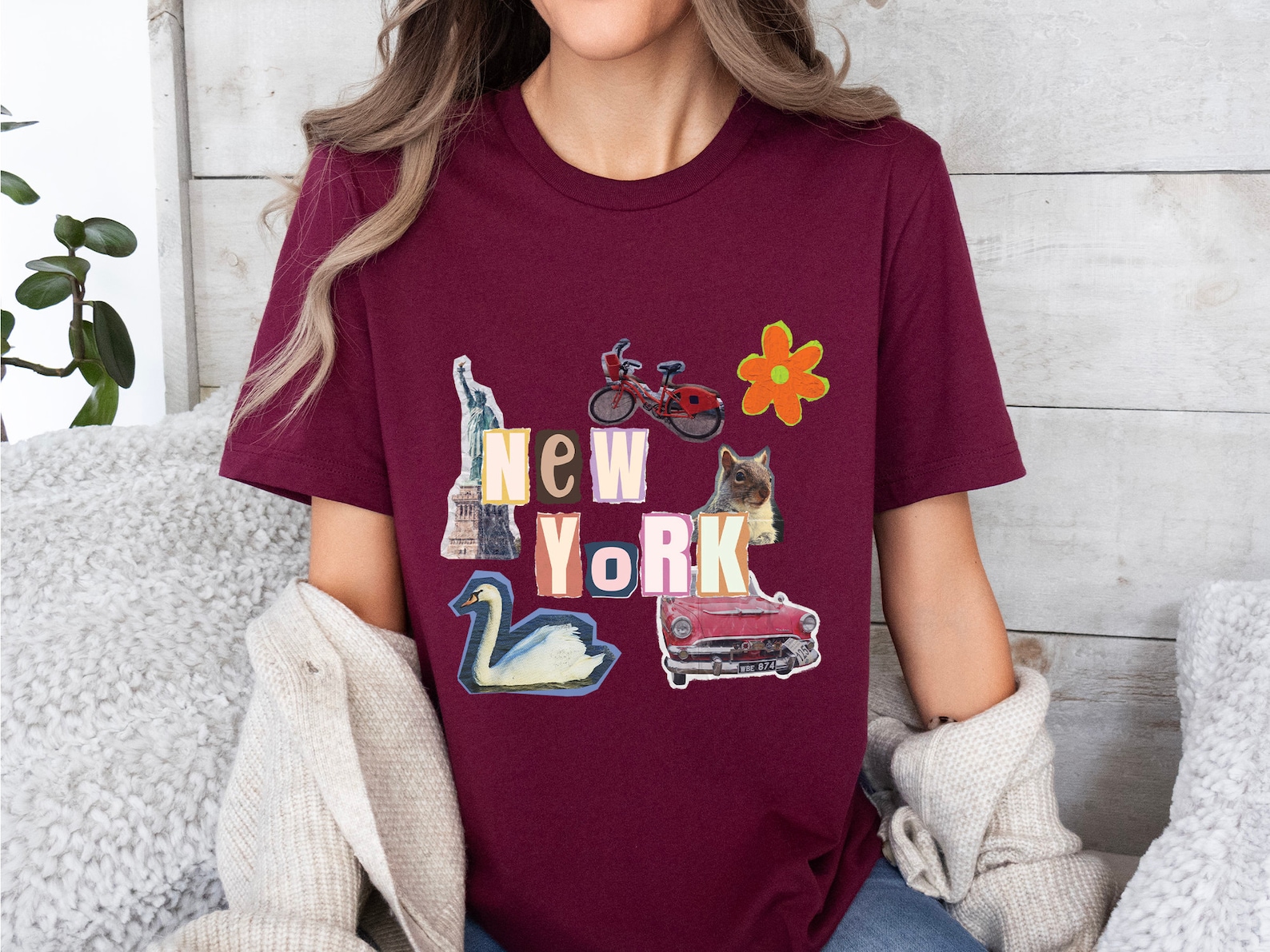 Vintage New York City baby tee 🩷 main image 1