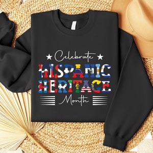 Nationales spanisches Kulturerbe-Monat-Sweatshirt, Kulturerbe-Monat mexikanisches Hemd, Latein-Frauen, Mexikaner-Mexiko Hispanic