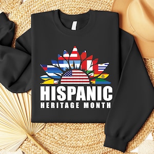 Nationales spanisches Kulturerbe-Monat-Sweatshirt, Kulturerbe-Monat mexikanisches Hemd, Latein-Frauen, Mexikaner-Mexiko Hispanic