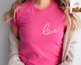Valentines Day 'Love' Heart Shirt - Holiday Crewneck