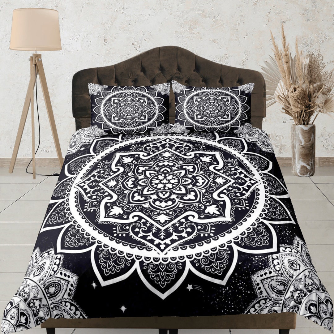 Mandala Duvet Cover, Bohemian Bedding...