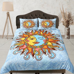 Duvet Cover Constellations Blue Double Bed Comforters Constellation Bedding Set