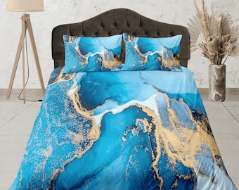 Stratford Park Juego De Edredón Negro Y Dorado Para Caa Queen, 7