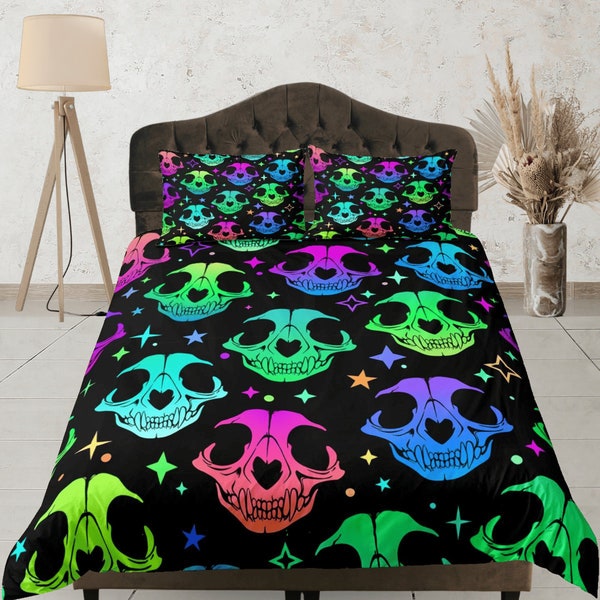 Blacklight Bedding Etsy