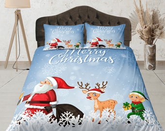 Set di biancheria da letto natalizio per la casa Set di biancheria da letto Copripiumino natalizio Letto singolo/matrimoniale Decorazione per la casa – acquista a prezzi convenienti sul marketplace