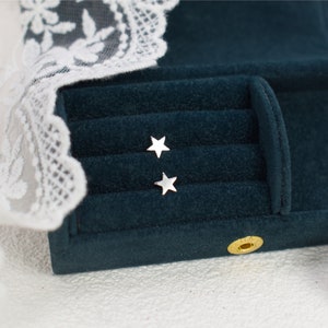 Sterling Silver Star Earrings - 925 Silver Star Stud Earrings - Tiny Stud Earrings - Daith Stud Earrings - Earlobe- Cartilage- Tragus  stud