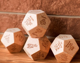 Date Night Dice, Date ideas, Anniversary Gift For Husband, Valentines Day Gift