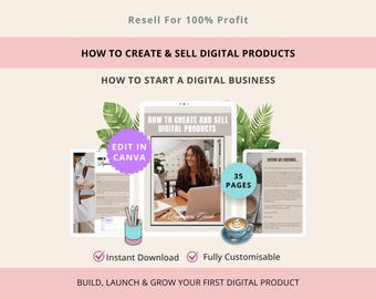 Digital Product Guide: MRR & PLR Resell Rights (Canva Template)