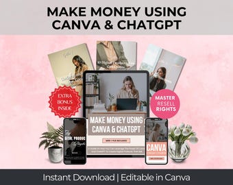 Digitale productgids Canva en ChatGPT, hoofdwederverkooprechten (pdf)