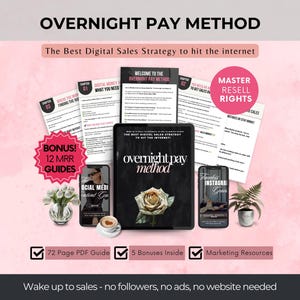 Betaalmethode 's nachts: master doorverkooprechten, passief inkomen (DFY Digital Guides)