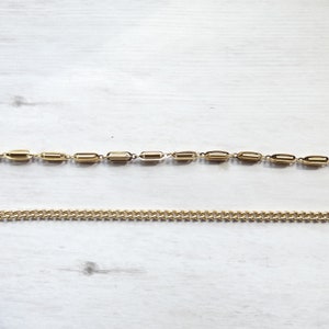 Layered Necklace Set, Chain Necklace Set, 2 Layer Necklace, Curb Chain Necklace, Gold Chain Sets, Stacking Necklace, Gift for Her image 4