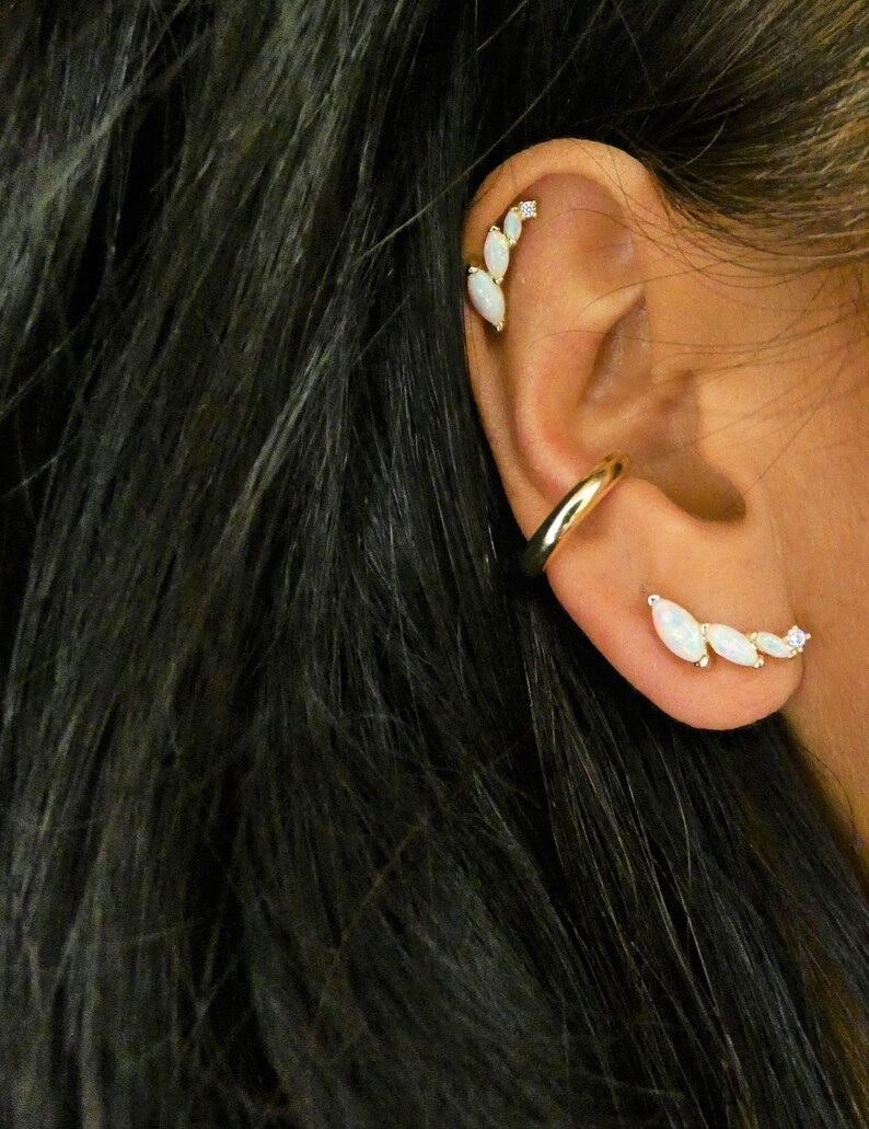 Ear Cuff Thick Ear Cuff Hoop Ear Cuff Gold Ear Cuff Conch Etsy