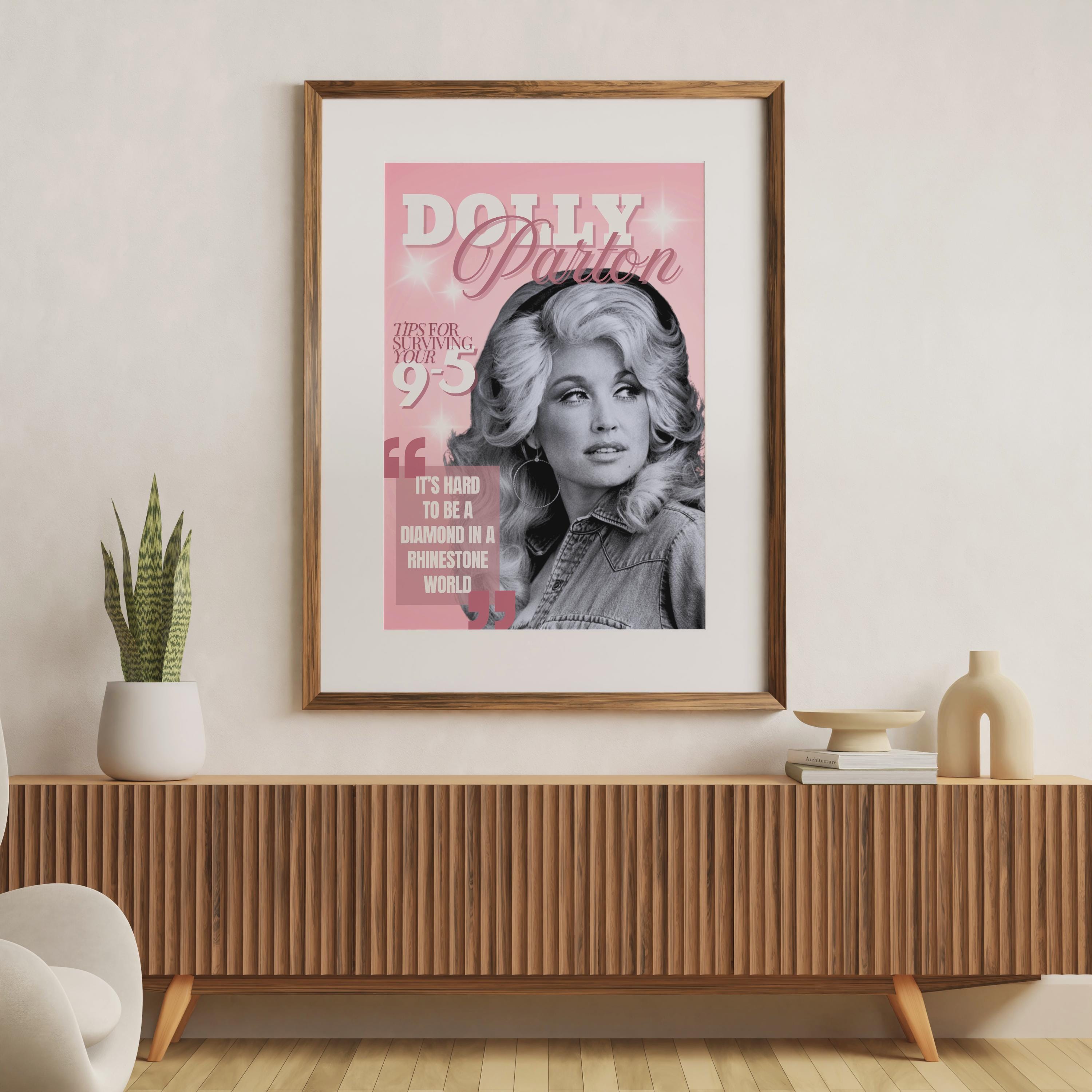 Dolly Parton Print, Dolly Parton Music Wall Art, Retro Country, in ...