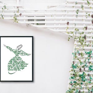 Whispers of Rumi- Ornate Green Design