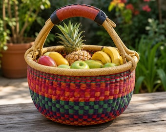 Cesta para muñecas infantiles / Cesta pequeña de almacenamiento Bolga / Bolso de paja bonito / Mini cesta para guardar / Cesta de regalo pequeña para niños / Cesta de mercado de paja